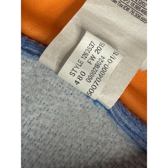 Under Armour Storm Women’s Hoodie Blue Orange Colorway Large Kangaroo Pocket - Picture 9 of 9